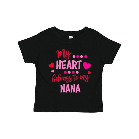 Inktastic My Heart Belongs to My Nana Boys or Girls Toddler T-Shirt