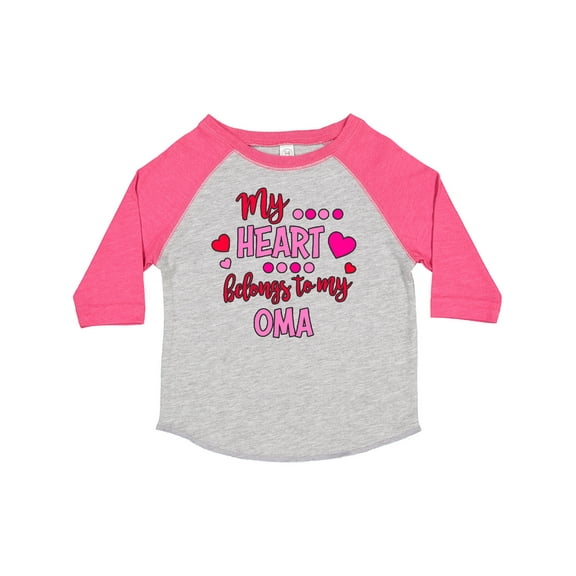 Inktastic My Heart Belongs to My Oma Boys or Girls Toddler T-Shirt