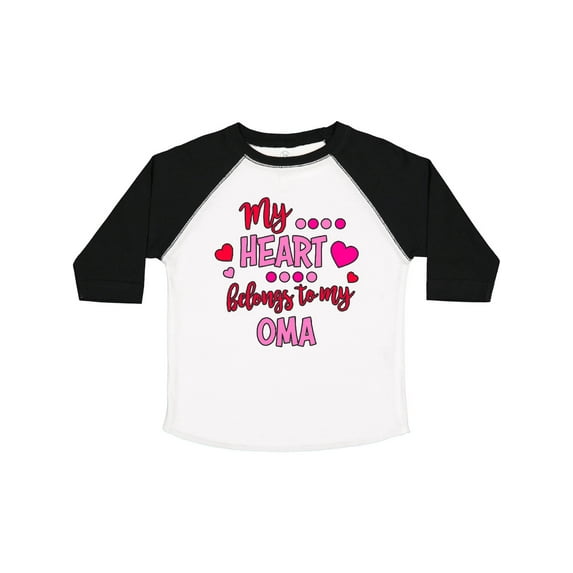 Inktastic My Heart Belongs to My Oma Boys or Girls Toddler T-Shirt