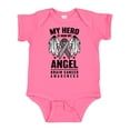 thumbnail image 1 of Inktastic My Hero is Now My Angel Brain Cancer Awareness Boys or Girls Baby Bodysuit, 1 of 5