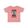 thumbnail image 1 of Inktastic My Hero is Now My Angel Brain Cancer Awareness Boys or Girls Baby T-Shirt, 1 of 5
