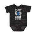 thumbnail image 1 of Inktastic My Hero is Now My Angel Colon Cancer Awareness Boys or Girls Baby Bodysuit, 1 of 5