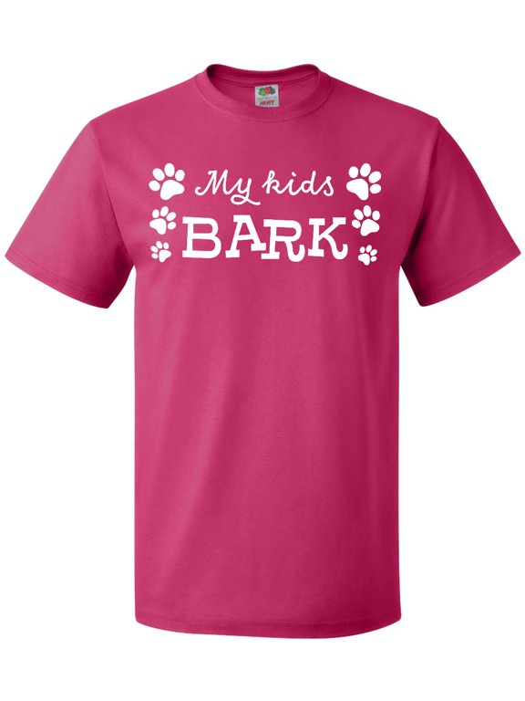 My Kids Bark with Paw Prints T-Shirt
