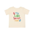 thumbnail image 1 of Inktastic My Lala Loves Me Grandchild Boys or Girls Baby T-Shirt, 1 of 5