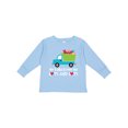 thumbnail image 1 of Inktastic My Lala Loves Me Grandson Truck Boys Long Sleeve Toddler T-Shirt, 1 of 5