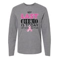 thumbnail image 1 of Inktastic My Last Chemo is Today Long Sleeve T-Shirt, 1 of 5