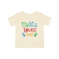 thumbnail image 1 of Inktastic My Lita Loves Me Grandchild Boys or Girls Baby T-Shirt, 1 of 5