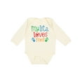 thumbnail image 1 of Inktastic My Lita Loves Me Grandchild Boys or Girls Long Sleeve Baby Bodysuit, 1 of 5
