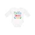 thumbnail image 1 of Inktastic My Lita Loves Me Grandchild Boys or Girls Long Sleeve Baby Bodysuit, 1 of 5
