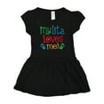 thumbnail image 1 of Inktastic My Lita Loves Me Grandchild Girls Baby Dress, 1 of 5
