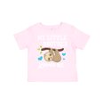 thumbnail image 1 of Inktastic My Little Brother Loves Me with Sloth and Hearts Boys or Girls Toddler T-Shirt, 1 of 5