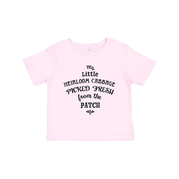 Inktastic My Little Heirloom Cabbage Picked Fresh From the Patch Boys or Girls Toddler T-Shirt