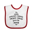 thumbnail image 1 of Inktastic My Little Heirloom Cabbage Picked Fresh from the Patch Boys or Girls Baby Bib, 1 of 4