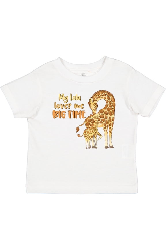 My Lola Loves Me Big Time Giraffe Boys or Girls Baby T-Shirt