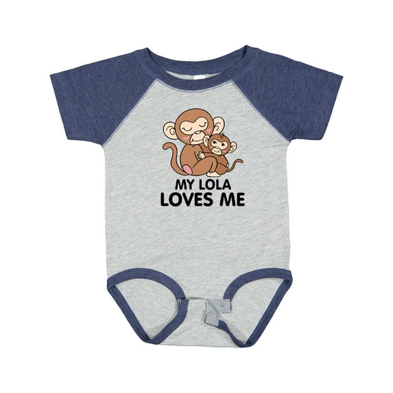 Inktastic My Lola Loves Me Boys or Girls Baby Bodysuit