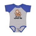 thumbnail image 1 of Inktastic My Lola Loves Me Boys or Girls Baby Bodysuit, 1 of 5