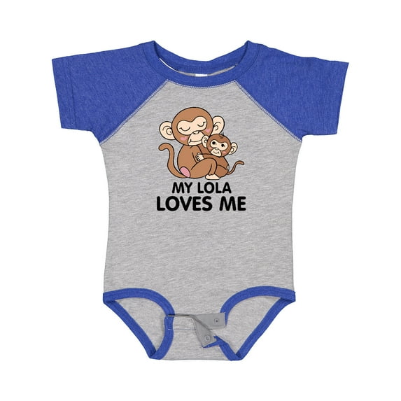 Inktastic My Lola Loves Me Boys or Girls Baby Bodysuit