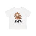 thumbnail image 1 of Inktastic My Lola Loves Me Boys or Girls Baby T-Shirt, 1 of 5