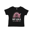 thumbnail image 1 of Inktastic My Lola Loves Me Granddaughter Girls Toddler T-Shirt, 1 of 5