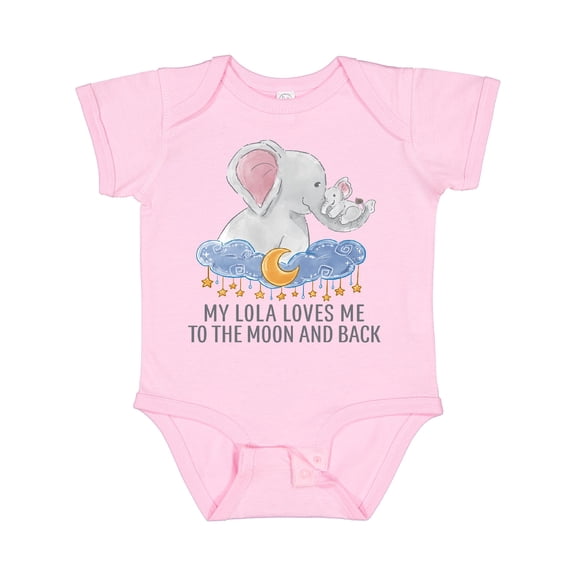 Inktastic My Lola Me to the Moon and Back Boys or Girls Baby Bodysuit