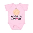 thumbnail image 1 of Inktastic My Lola and Lolo Love Me Girls Baby Bodysuit, 1 of 5