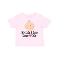 thumbnail image 1 of Inktastic My Lola and Lolo Love Me Girls Baby T-Shirt, 1 of 5