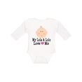 thumbnail image 1 of Inktastic My Lola and Lolo Love Me Girls Long Sleeve Baby Bodysuit, 1 of 5