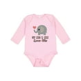 thumbnail image 1 of Inktastic My Lola and Lolo Love Me Grandbaby Boys or Girls Long Sleeve Baby Bodysuit, 1 of 5