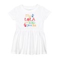 thumbnail image 1 of Inktastic My Lola and Lolo Love Me Grandchild Girls Baby Dress, 1 of 5