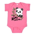 thumbnail image 1 of Inktastic My Mama Loves Me Cute Panda Boys or Girls Baby Bodysuit, 1 of 5
