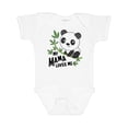 thumbnail image 1 of Inktastic My Mama Loves Me Cute Panda Boys or Girls Baby Bodysuit, 1 of 5