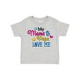 thumbnail image 1 of Inktastic My Mama and Papa Love Me with Hearts Boys or Girls Toddler T-Shirt, 1 of 5