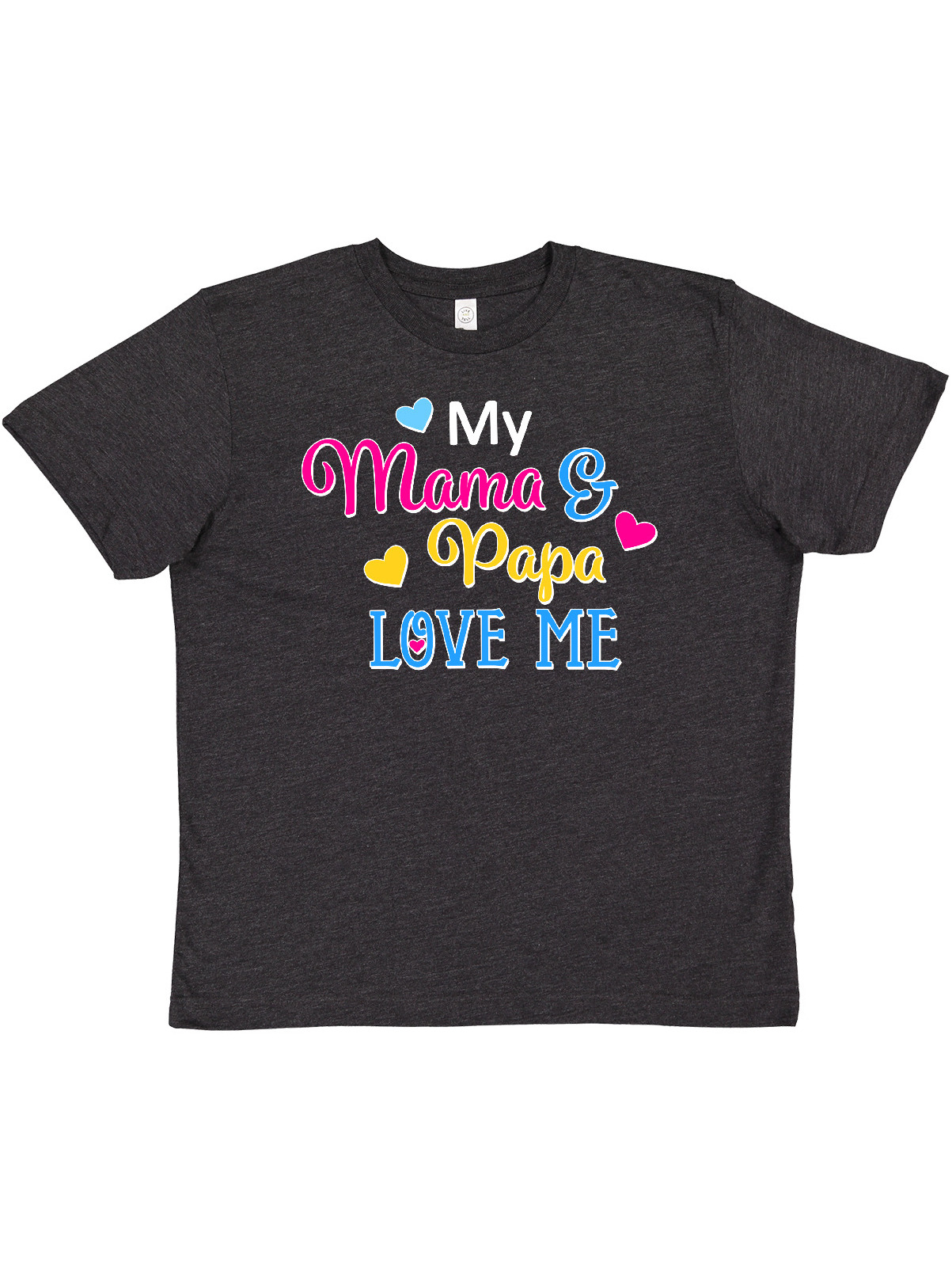 Inktastic　with　and　me　Youth　Papa　Mama　My　T-Shirt　Love　Hearts