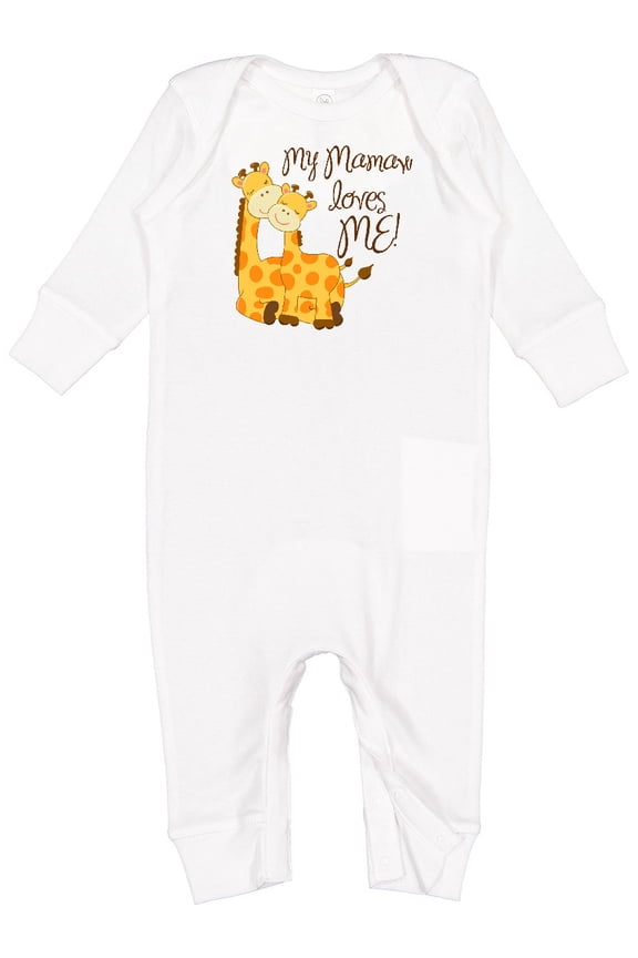 My Mamaw Loves Me Baby Romper Coveralls