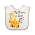 thumbnail image 1 of Inktastic My Mamaw Loves Me Boys or Girls Baby Bib, 1 of 4