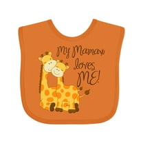 Inktastic My Mamaw Loves Me Boys or Girls Baby Bib