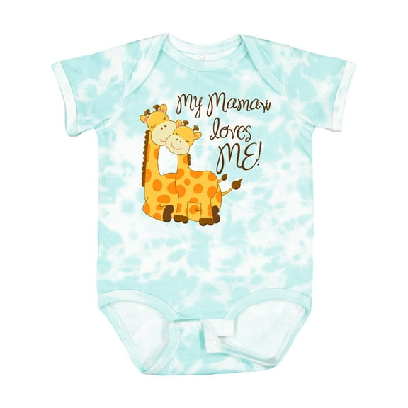 Inktastic My Mamaw Loves Me Boys or Girls Baby Bodysuit