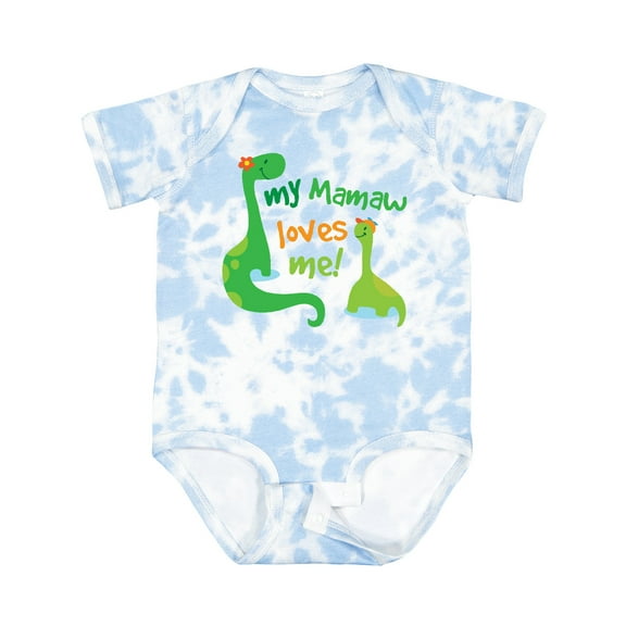 Inktastic My Mamaw Loves Me Grandson Boys Baby Bodysuit