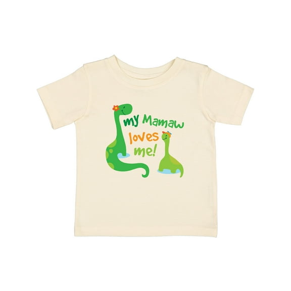 Inktastic My Mamaw Loves Me Grandson Gift Boys Baby T-Shirt
