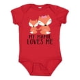 thumbnail image 1 of Inktastic My Mamie Loves Me Boys or Girls Baby Bodysuit, 1 of 5