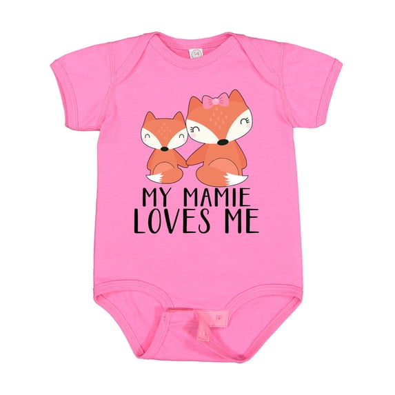 Inktastic My Mamie Loves Me Boys or Girls Baby Bodysuit