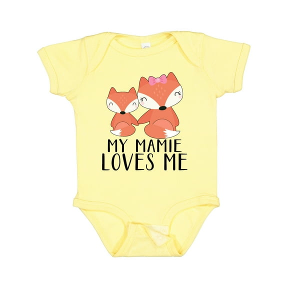 Inktastic My Mamie Loves Me Boys or Girls Baby Bodysuit