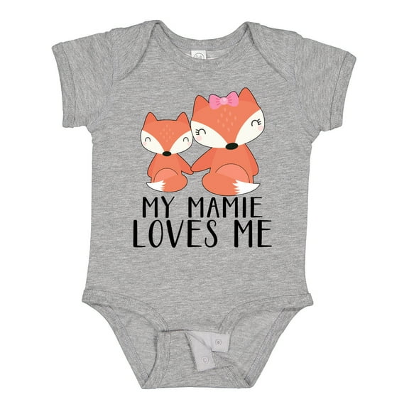 Inktastic My Mamie Loves Me Boys or Girls Baby Bodysuit
