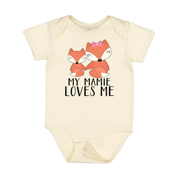 Inktastic My Mamie Loves Me Boys or Girls Baby Bodysuit