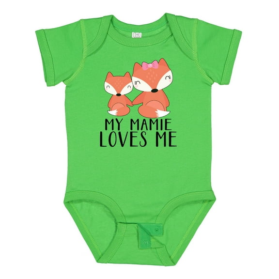 Inktastic My Mamie Loves Me Boys or Girls Baby Bodysuit