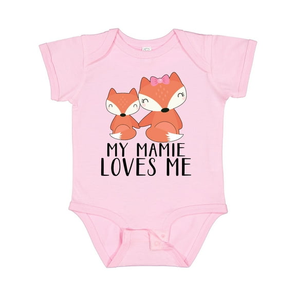 Inktastic My Mamie Loves Me Boys or Girls Baby Bodysuit
