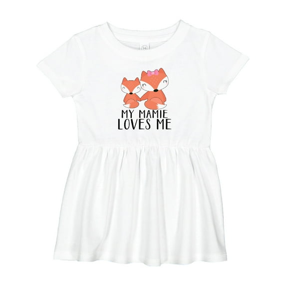 Inktastic My Mamie Loves Me Girls Baby Dress