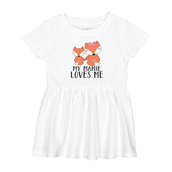 Inktastic My Mamie Loves Me Girls Baby Dress