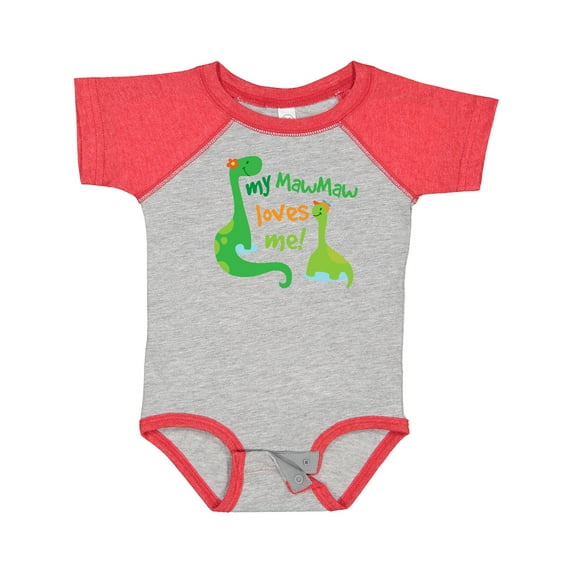 Inktastic My MawMaw Loves Me Grandson Boys Baby Bodysuit