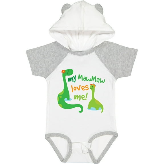Inktastic My MawMaw Loves Me Grandson Boys Baby Bodysuit